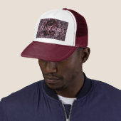 Casquette Rose Mandala (En situation)