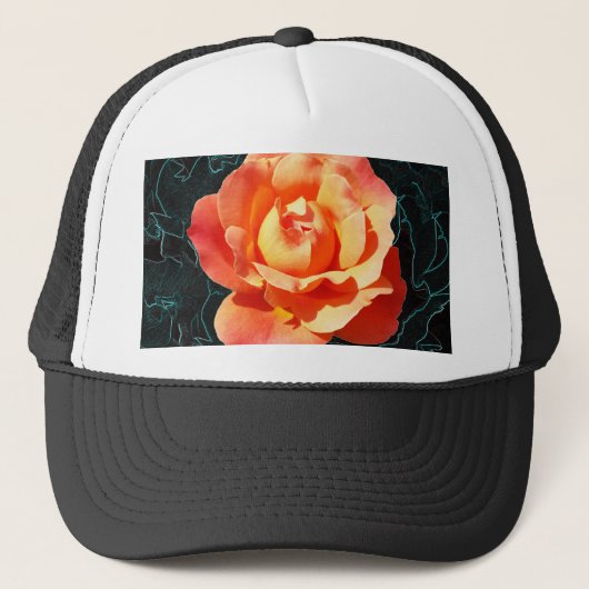 Casquette Rose orange clair (Devant)