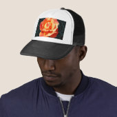Casquette Rose orange clair (En situation)