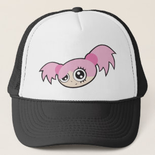 Casquette Rose punk de fille