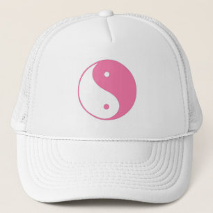 Casquette rose Yin-Yang