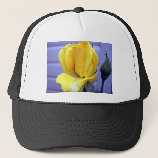 Casquette Rosebud jaune (Devant)
