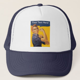 Casquette Rosie le Riveter Nous pouvons le faire! Votre text