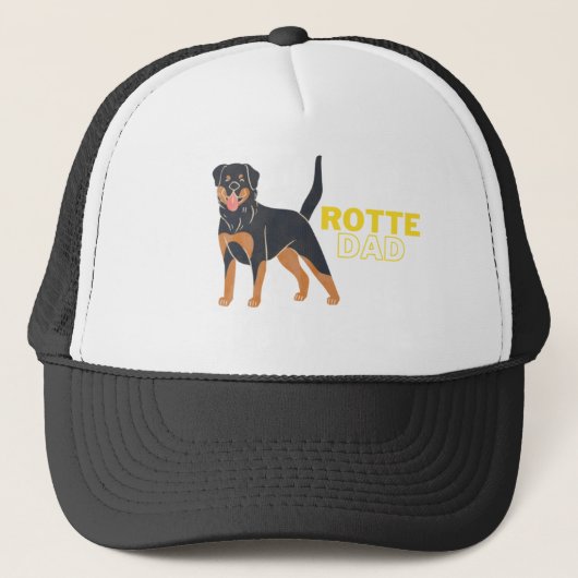 Casquette Rottweiler chien mignon et drôle (Devant)