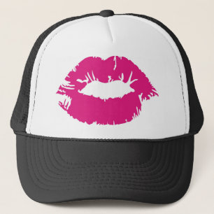 Casquette Rouge à lèvres rose de ride
