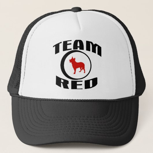 Casquette Rouge d'équipe (Devant)