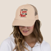 Casquette ROUGE d'USAGE de la course I POUR MON ÉPOUSE 37 (En situation)