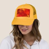Casquette Rouge et orange (En situation)