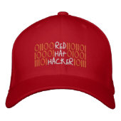 CASQUETTE ROUGE HACKER (Devant)