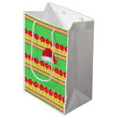 Casquette rouge Joyeux Noël Sacs cadeaux (Devant Angle)