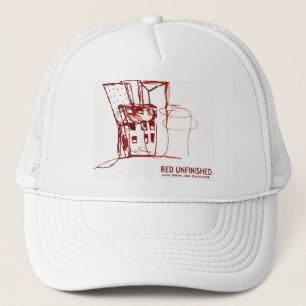 CASQUETTE ROUGE NON TERMINÉ