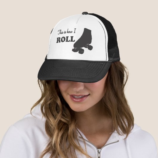 Casquette Rouleau Derby - c'est comment je roule (En situation)