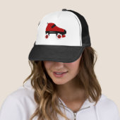 Casquette roulette rousse (En situation)