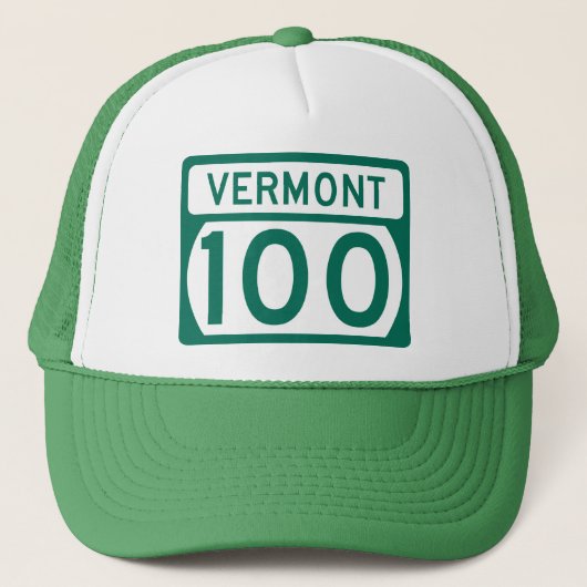 Casquette Route 100 du Vermont (Devant)