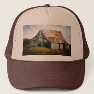 Casquette Route de campagne vieux courrier pochette grange h