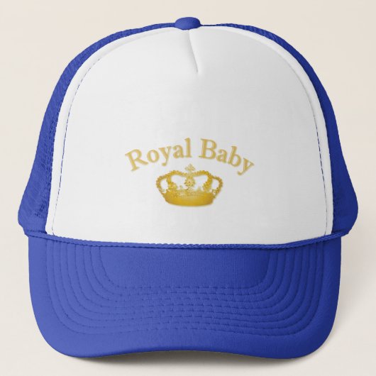 Casquette Royal avec Couronne d'or (Devant)