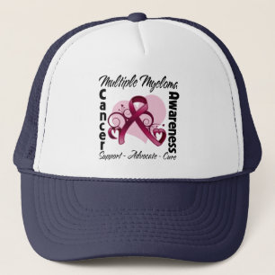 Casquette Ruban de coeur - conscience de myélome multiple