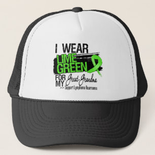 Casquette Ruban de lymphome pour mon arrière-grand-mère