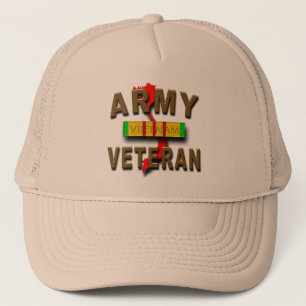 Casquette Ruban de service de combattant de Vietnam, ARMÉE