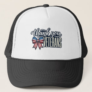 Casquette Ruban patriotique de remerciement aux vétérans Che