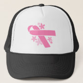 Casquette Ruban rose - conscience de cancer du sein (Devant)
