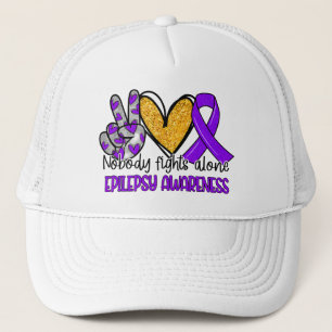 Casquette Ruban Violet de Sensibilisation à l'Épilepsie de S