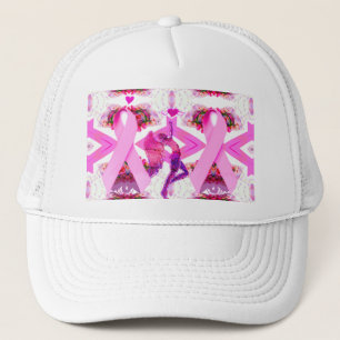 Casquette Rubans roses d'amour et d'espoir_