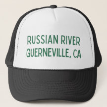 RUssian river, Guerneville, CA chapeau de camionne