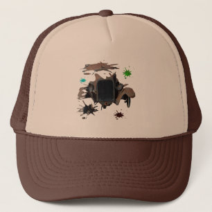 Casquette Rustique Vintage Car Grunge Art,