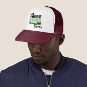 Casquette RV LÀ ENCORE ? (vert) (En situation)