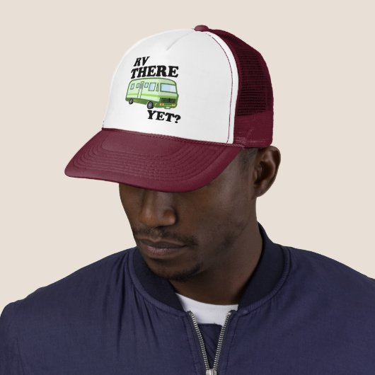 Casquette RV LÀ ENCORE ? (vert) (En situation)