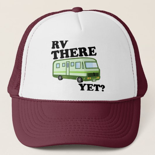 Casquette RV LÀ ENCORE ? (vert) (Devant)