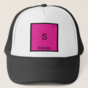 Casquette S - Solipsiste T-shirt drôle avec symbole d'élémen