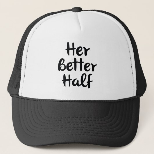 Casquette Sa meilleure moitié (Devant)