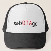Casquette sabOTAge (Devant)