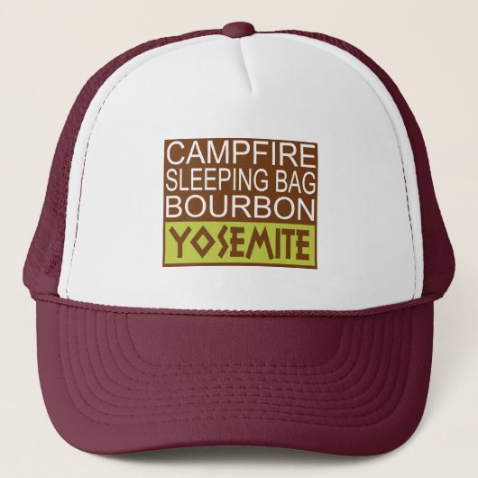 Casquette Sac couché de feu Bourbon Yosemite (Devant)