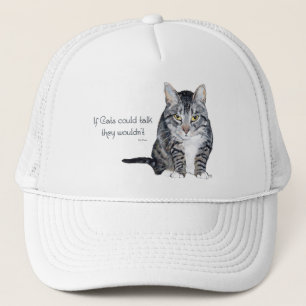 Casquette Sagesse de chat - si les chats pouvaient parler, i
