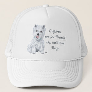 Casquette Sagesse de Westie avec la langue dans la joue - En