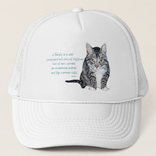 Casquette Sagesse Féline - Dynamique Familiale (Devant)