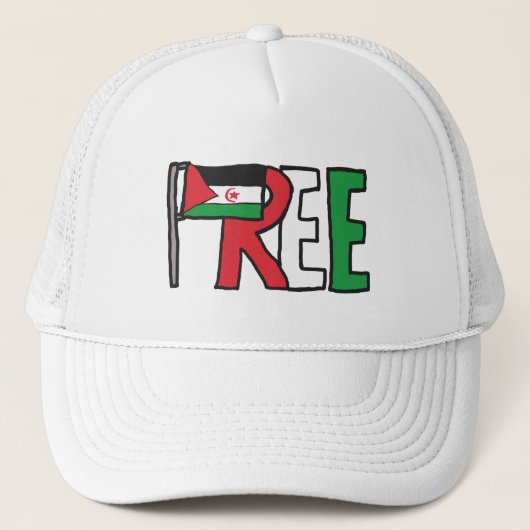 Casquette Sahara occidental libre (Devant)