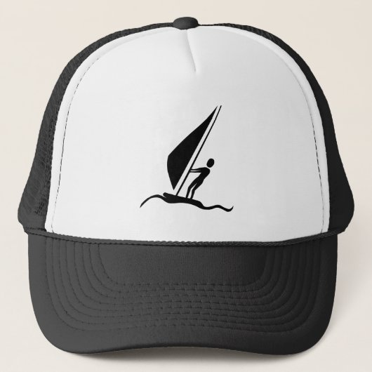 Casquette Sailboarding - Noir (Devant)