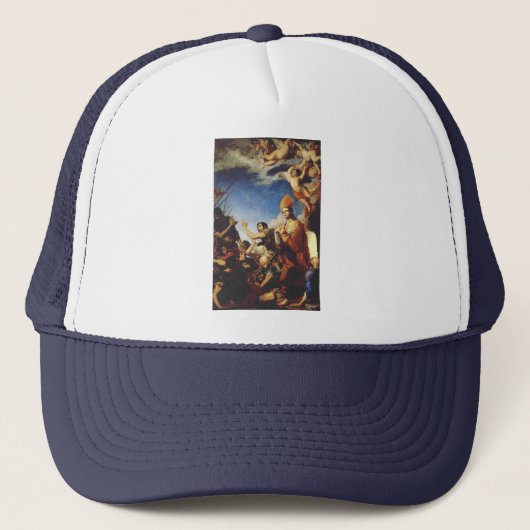 Casquette Saint Janvier, évêque de Bénévent - Beaux-arts (Devant)