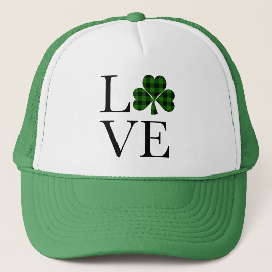 Casquette Saint Patrick | shamrock vert (Devant)
