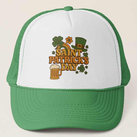 Casquette Saint Patrick vintage années 70 (Devant)