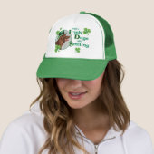 Casquette Saint Patrick's Day Irlandais Eau Spaniel (En situation)