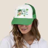 Casquette Saint Patrick's Day Wheaten Terrier (En situation)