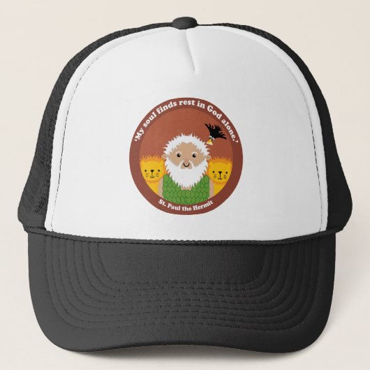 Casquette Saint Paul l'Hermite (Devant)