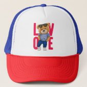 Casquette Saint Valentin Teddy Bear Amour Design (Devant)