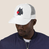 Casquette Saint-Valentin Terrier Écossais (En situation)