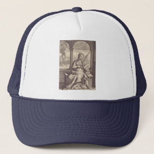 Casquette Sainte Anastasia la Délivrance Art en Noir et Blan